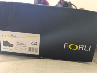 Botas de seguridad Forli negras y rojas