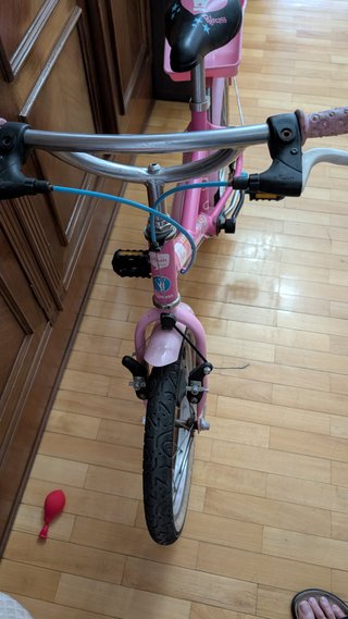 Bicicleta 16 B-twin rosa Princesas