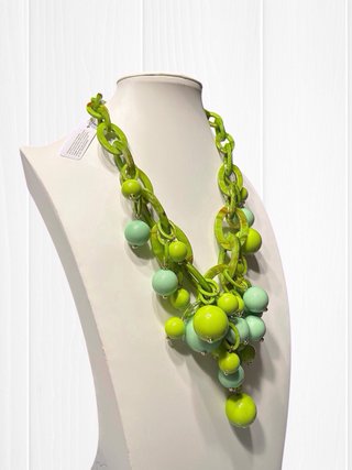 Collana donna verde