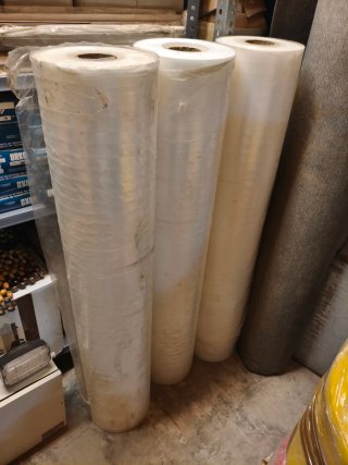Rollos de plástico industrial