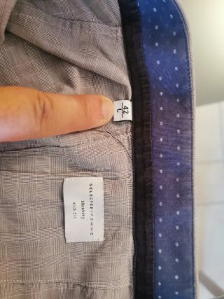 Camicia Selected Uomo Grigia Taglia L