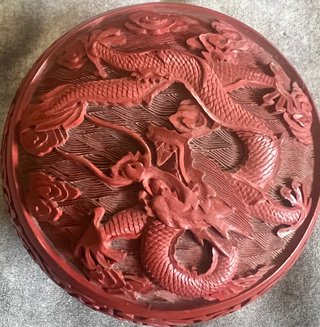 Cajas de laca china Cinabrio