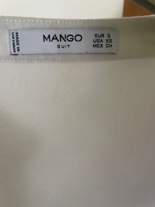 Blusa Mango in  viscosa bianca tg. S