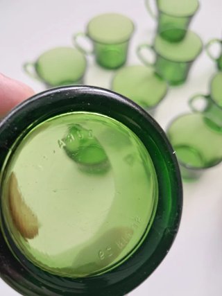 Tazas Duralex Verdes Vidrio
