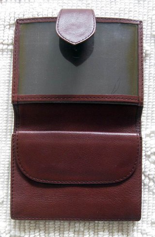 Cartera y monedero marrón