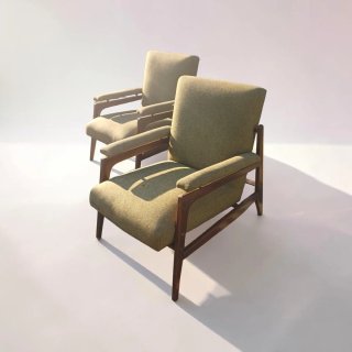 Coppia Poltrone Design Anni '50