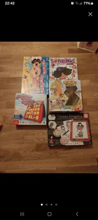 Lote de 5 juegos de mesa infantiles