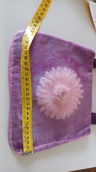 Bolso de fiesta rosa y morado