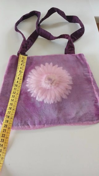 Bolso de fiesta rosa y morado