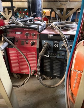 1 Máquina Soldar GALA MIG 260 y 1 maquina 2600