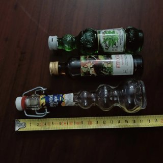 3 Bottiglie Miniatura di Liquore