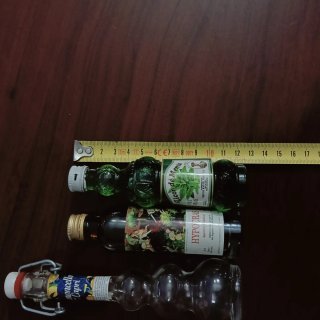 3 Bottiglie Miniatura di Liquore
