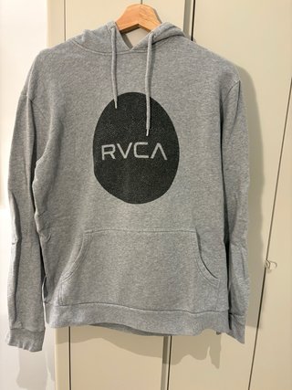 Sudadera RVCA gris con logo