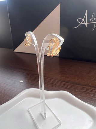 Pendientes Oro 750 18k con Circonitas