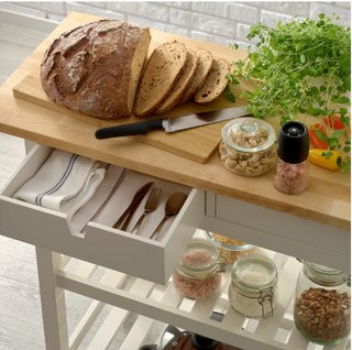 Carro auxiliar cocina con ruedas