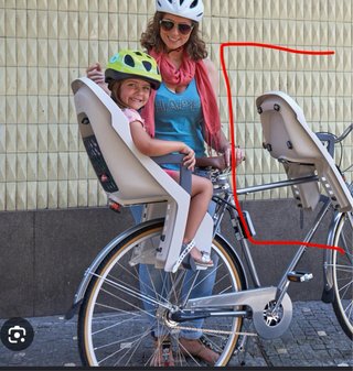 Silla Bicicleta Delantera Guppy Mini Gris