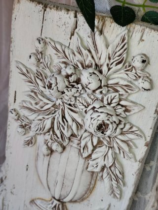Perchero Shabby Chic Flores