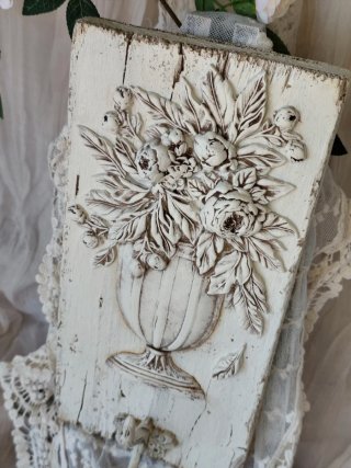 Perchero Shabby Chic Flores