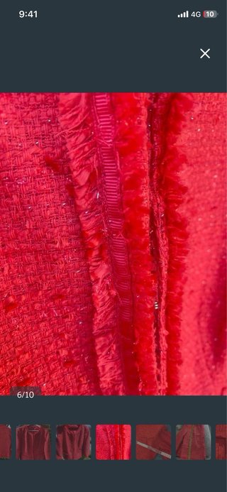 Chaqueta Chanel Roja