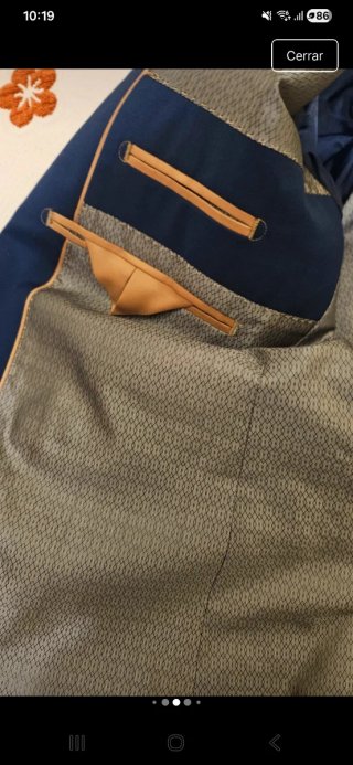 Traje Caballero Azul Talla 48