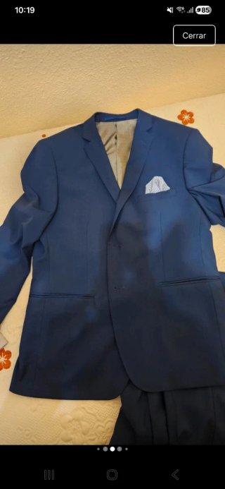 Traje Caballero Azul Talla 48