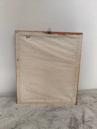 Quadro con bambino su pattini