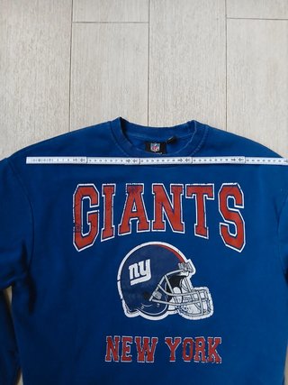 Felpa New York Giants Vintage Blu - Misura XXS oversize