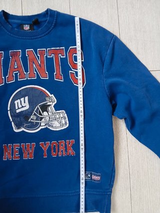 Felpa New York Giants Vintage Blu - Misura XXS oversize