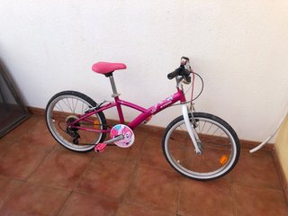 Bicicleta infantil rosa Btwin
