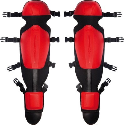 Espinilleras Protección TRBL Rojas (Par)