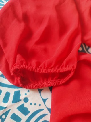 Blusa Roja Made in Italy Talla Única