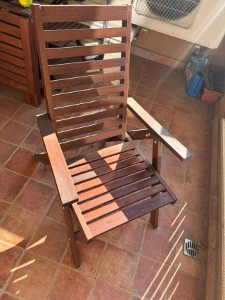 Set Tavolo Pieghevole e 2 sedie da esterno