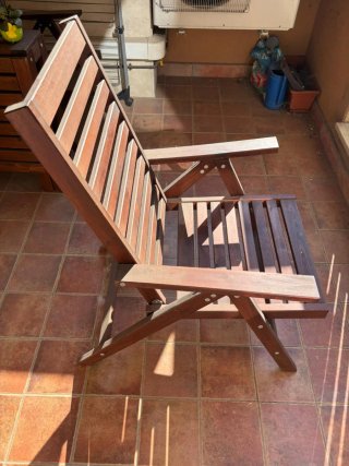 Set Tavolo Pieghevole e 2 sedie da esterno