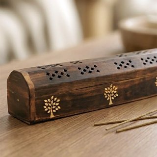 Quemador Incienso Madera Árbol de la Vida