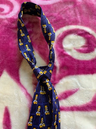 Corbata The Simpsons Azul y Amarillo