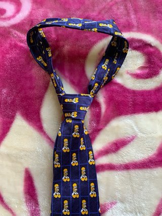Corbata The Simpsons Azul y Amarillo