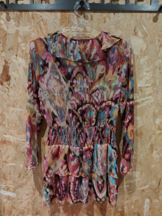 Vestido Zara Multicolor Corto