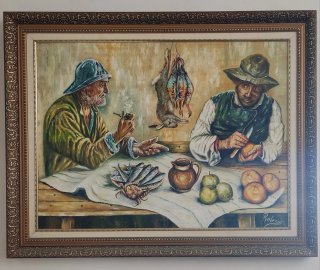 Cuadro Mallorquín - Caza y Pesca