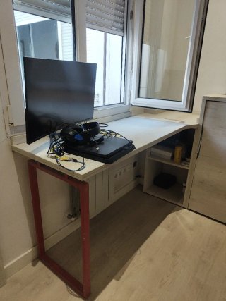 Cama abatible 90cm con colchón látex