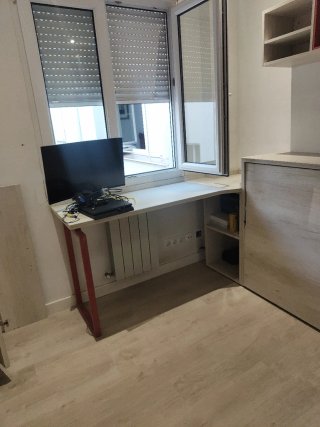 Cama abatible 90cm con colchón látex
