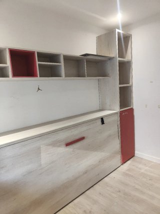 Cama abatible 90cm con colchón látex