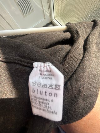 Chaqueta Blu-ton S/36/8 marrón con apliques