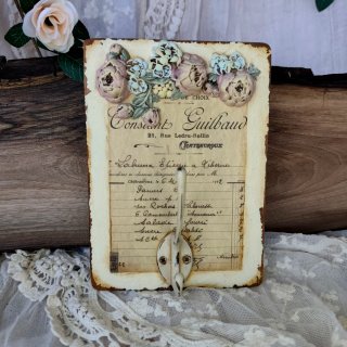 Percheros Shabby Chic Florales (2 unidades)