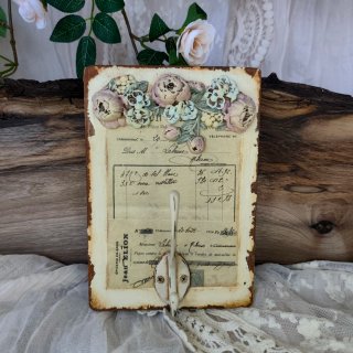 Percheros Shabby Chic Florales (2 unidades)