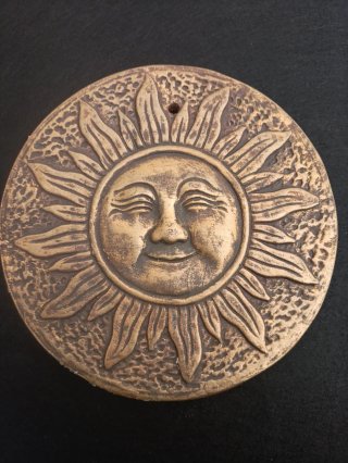Set de 2 Placas Decorativas de Sol-Colgantes pared