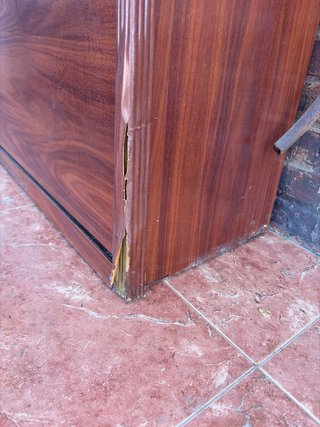 Mueble zapatero de madera