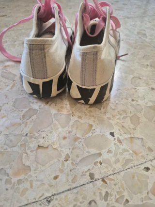 Zapatillas Miss Sixty Blancas y Rosas