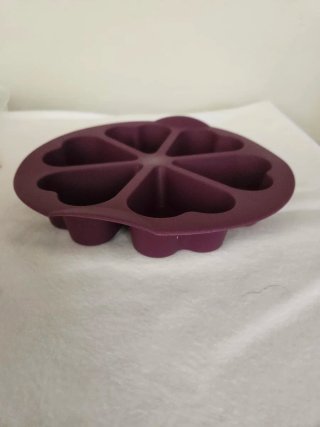 Moldes Silicona Tupperware Corazón y Flor. APTOS