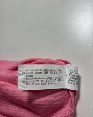 Maglietta crop Zara rosa taglia unica