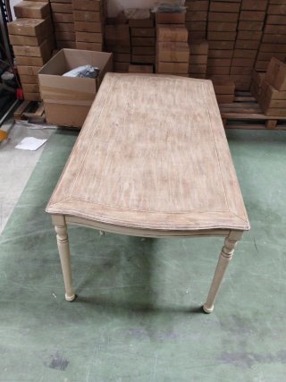 Mesa de centro vintage madera
